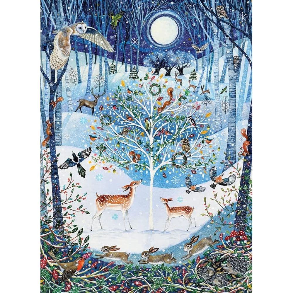 Winter Woodland 500 Piece Puzzle image only