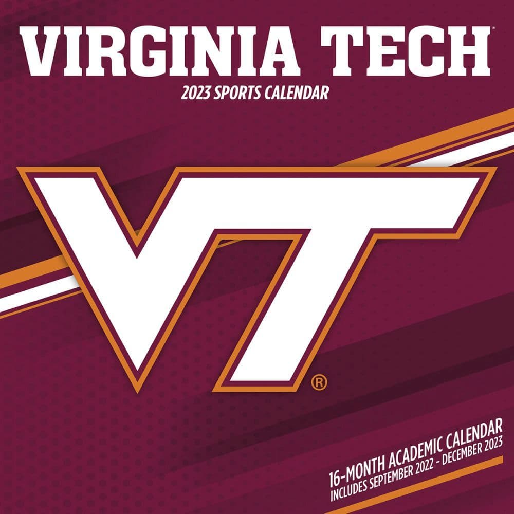 Virginia Tech Fall 2023 Calendar Col Virginia Tech Hokies 2023 Wall Calendar - Calendars.com