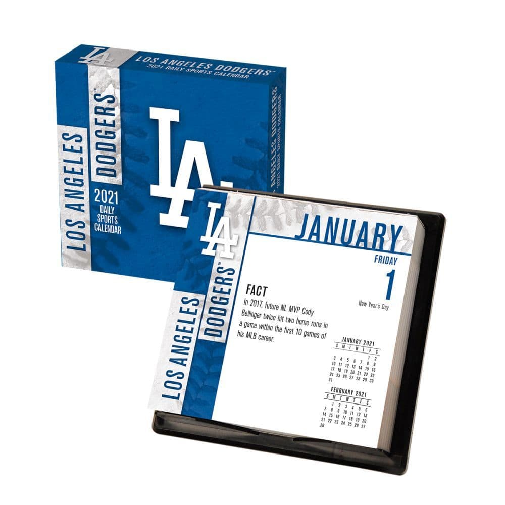 Los Angeles Dodgers Desk Calendar Calendars Com