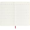 image Moleskine Large Red Weekly Soft Cover 2025 Planner Fifth Alternate Image