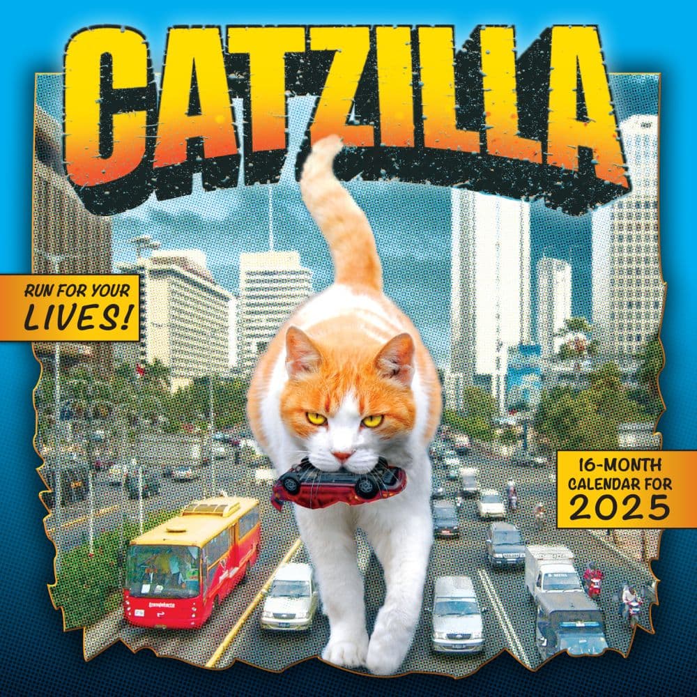 Catzilla 2025 Wall Calendar