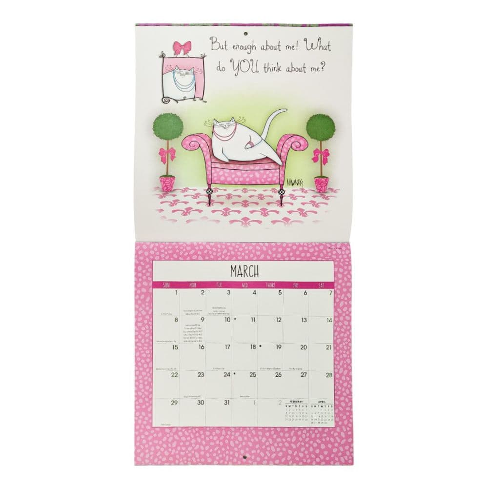 No Ordinary Cats by Leslie Moak Murray 2026 Wall Calendar Fifth Alternate Image