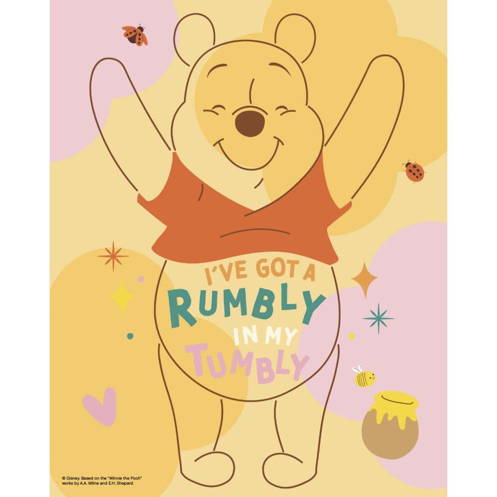 Winnie The Pooh 2025 Wall Calendar