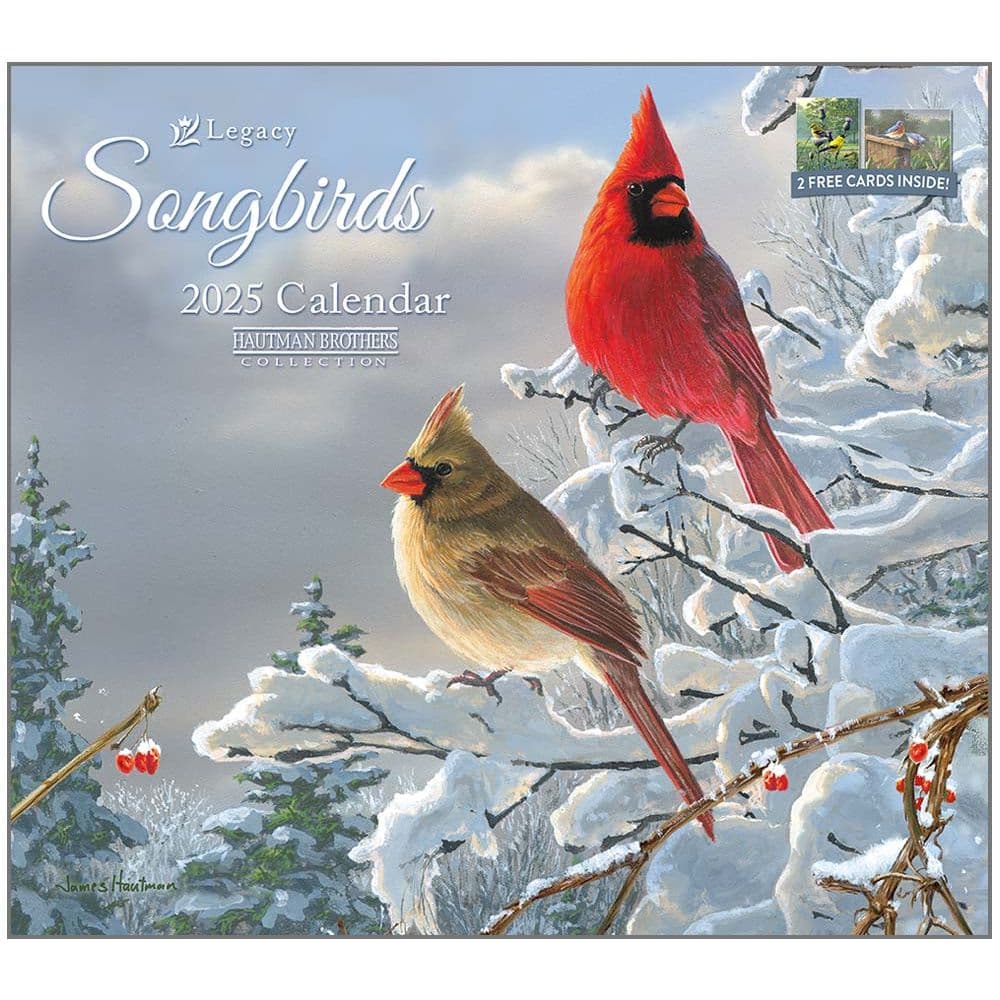 Songbirds Special Edition 2025 Wall Calendar