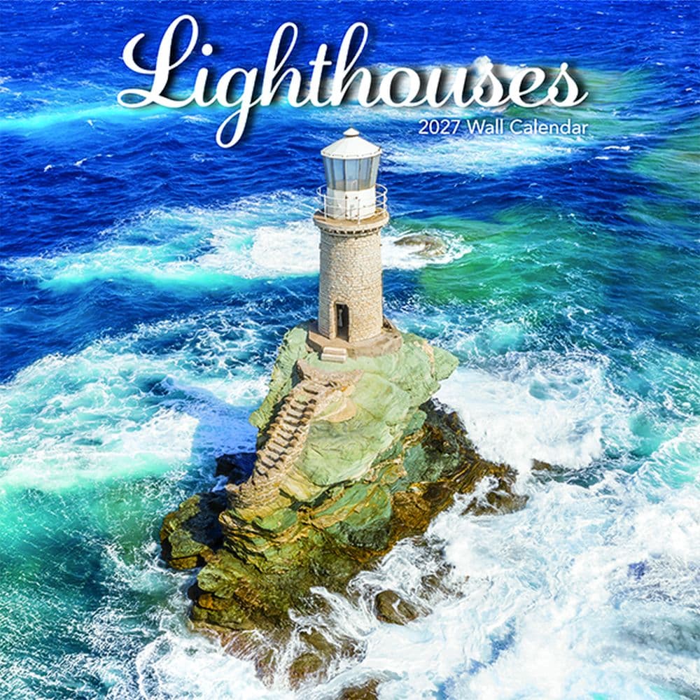 Lighthouses Photo 2027 Mini Wall Calendar Main Product Image