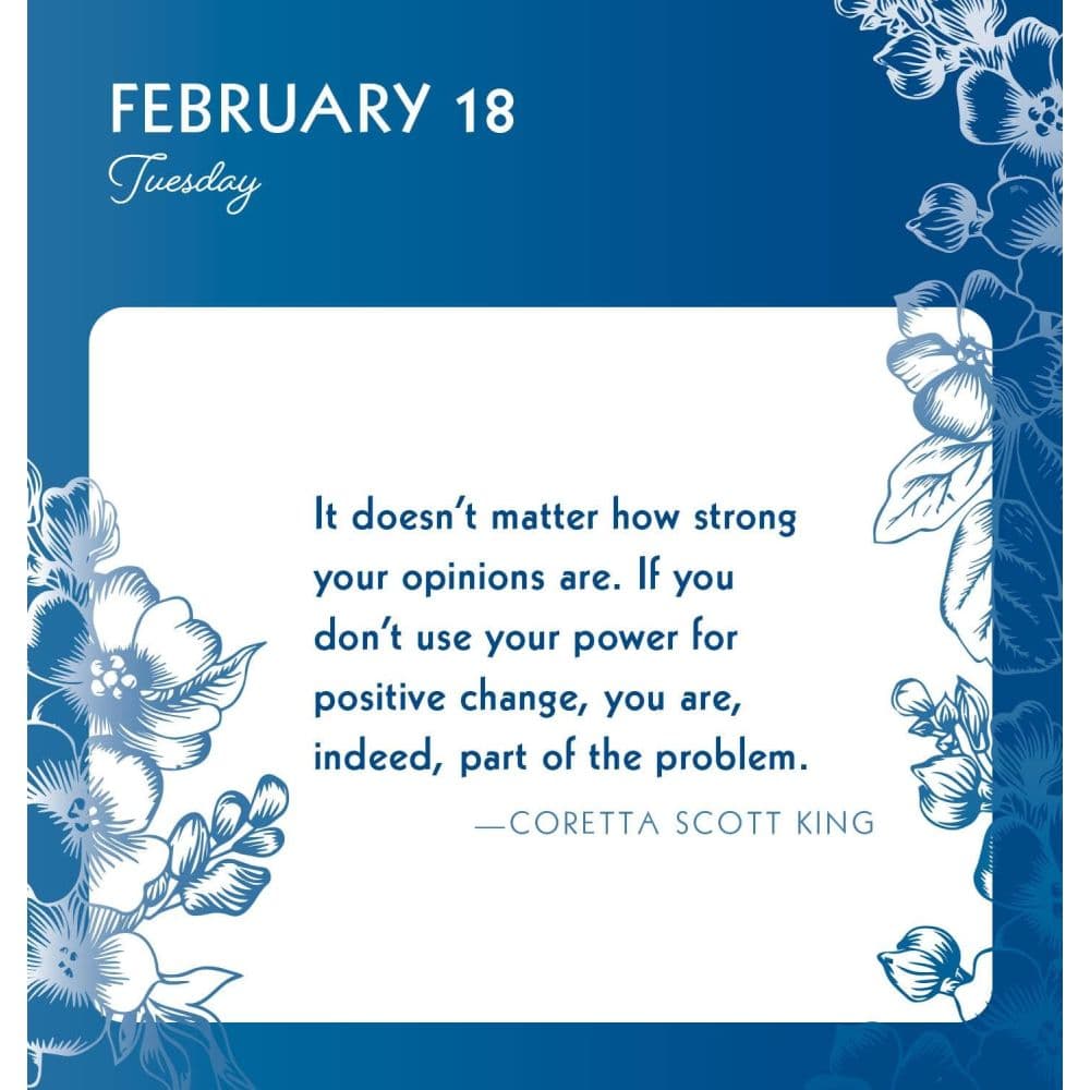 Great Quotes From Great Women 2025 Desk Calendar Second Alternate Image width=&quot;1000&quot; height=&quot;1000&quot;