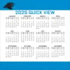 image NFL Carolina Panthers 2025 Desk Calendar Third Alternate Image