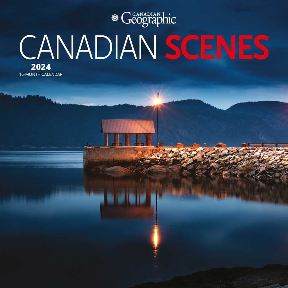 Wyman Publishing Météo Capricieuse par Canadian Geographic 2024 30.48x60.96  CM Mur Carré Calendrier, 9781525611438 