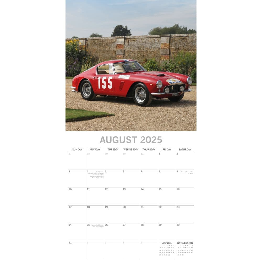 Ferrari 2025 Wall Calendar