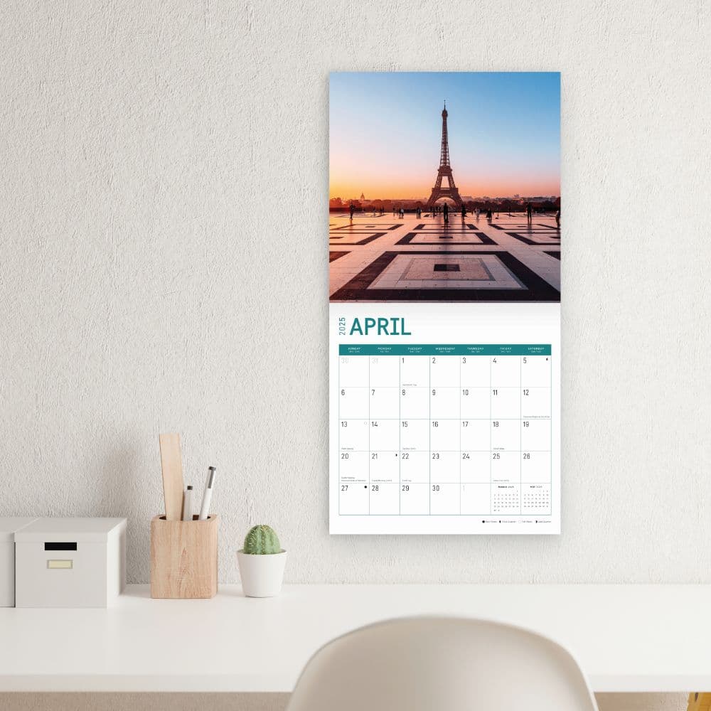 France 2025 Wall Calendar