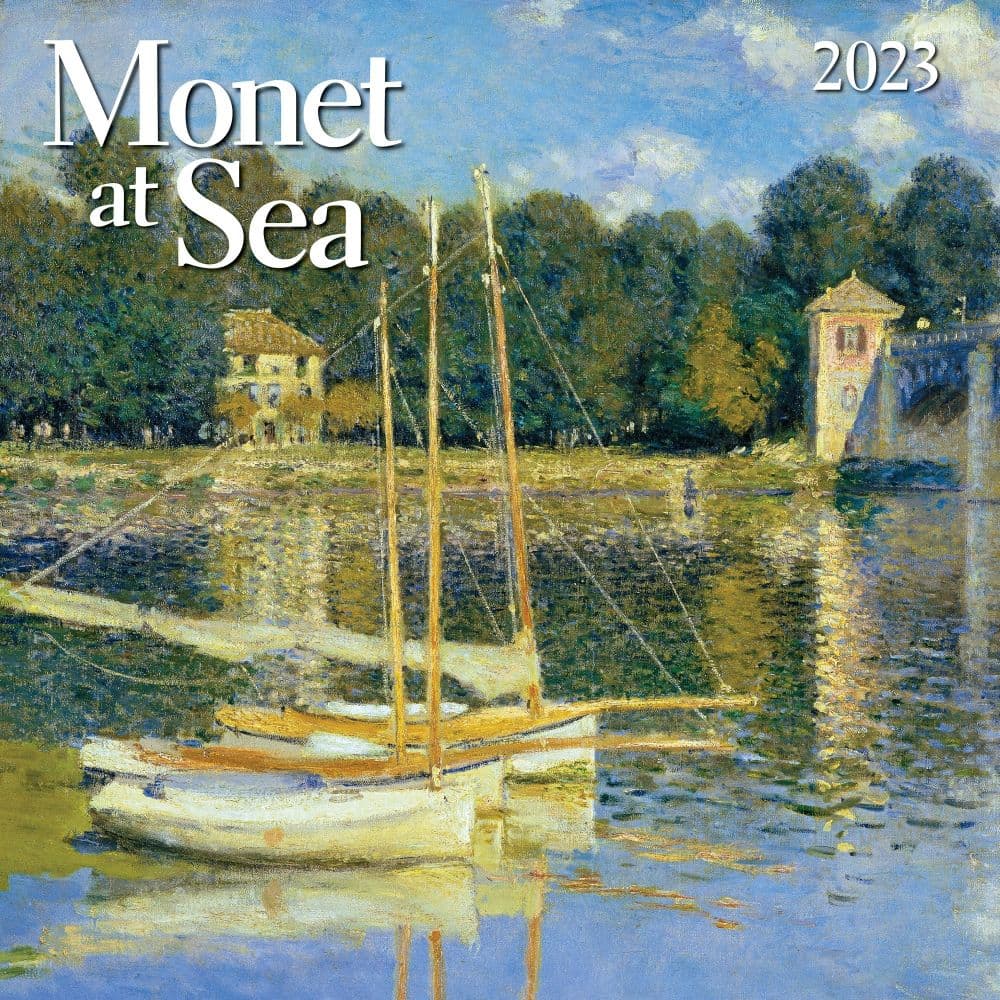 Ziga Media Monet At Sea 2023 Wall Calendar