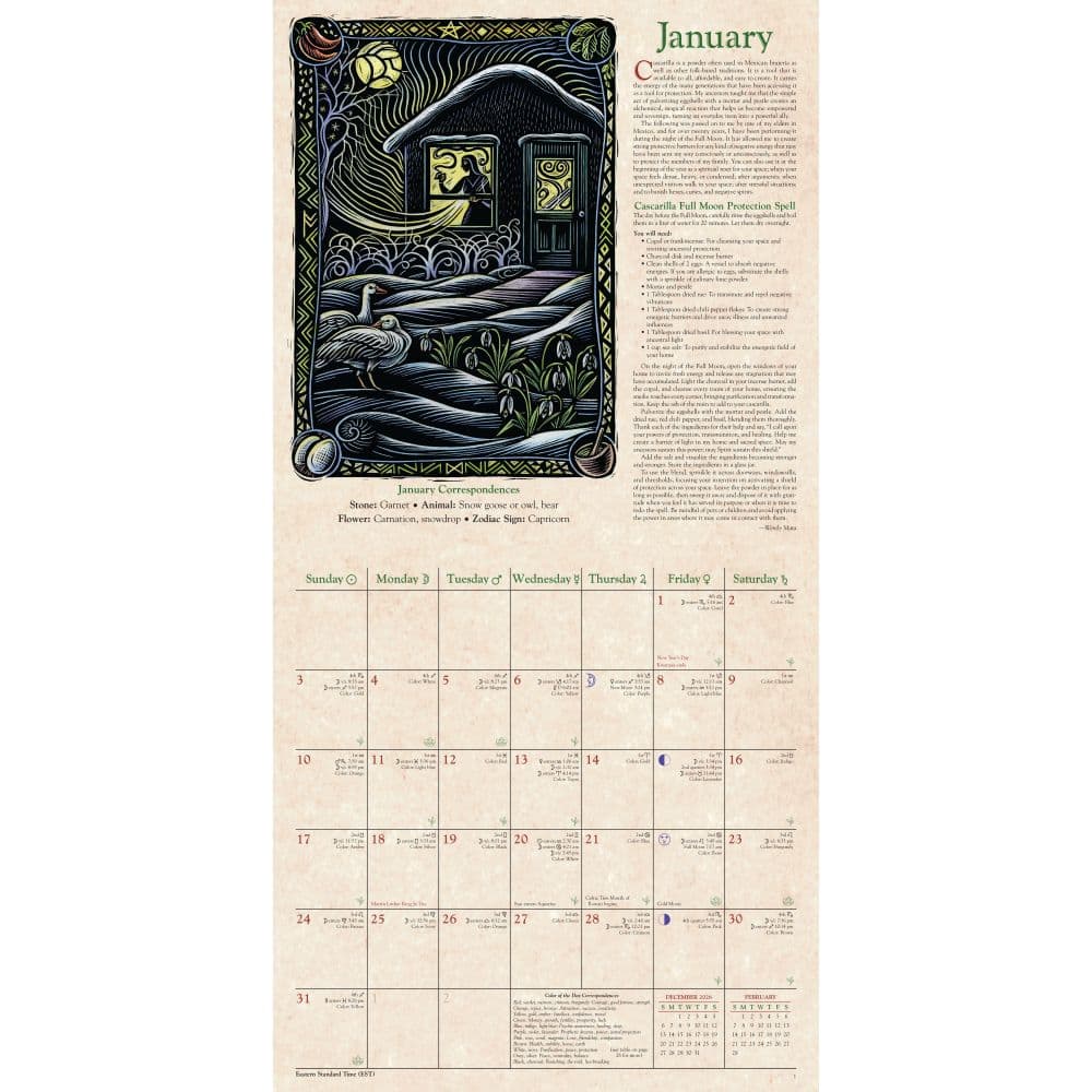 Witches 2027 Wall Calendar Fourth Alternate Image