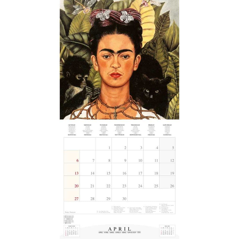 Frida Kahlo 2025 Wall Calendar Fourth Alternate Image width="1000" height="1000"