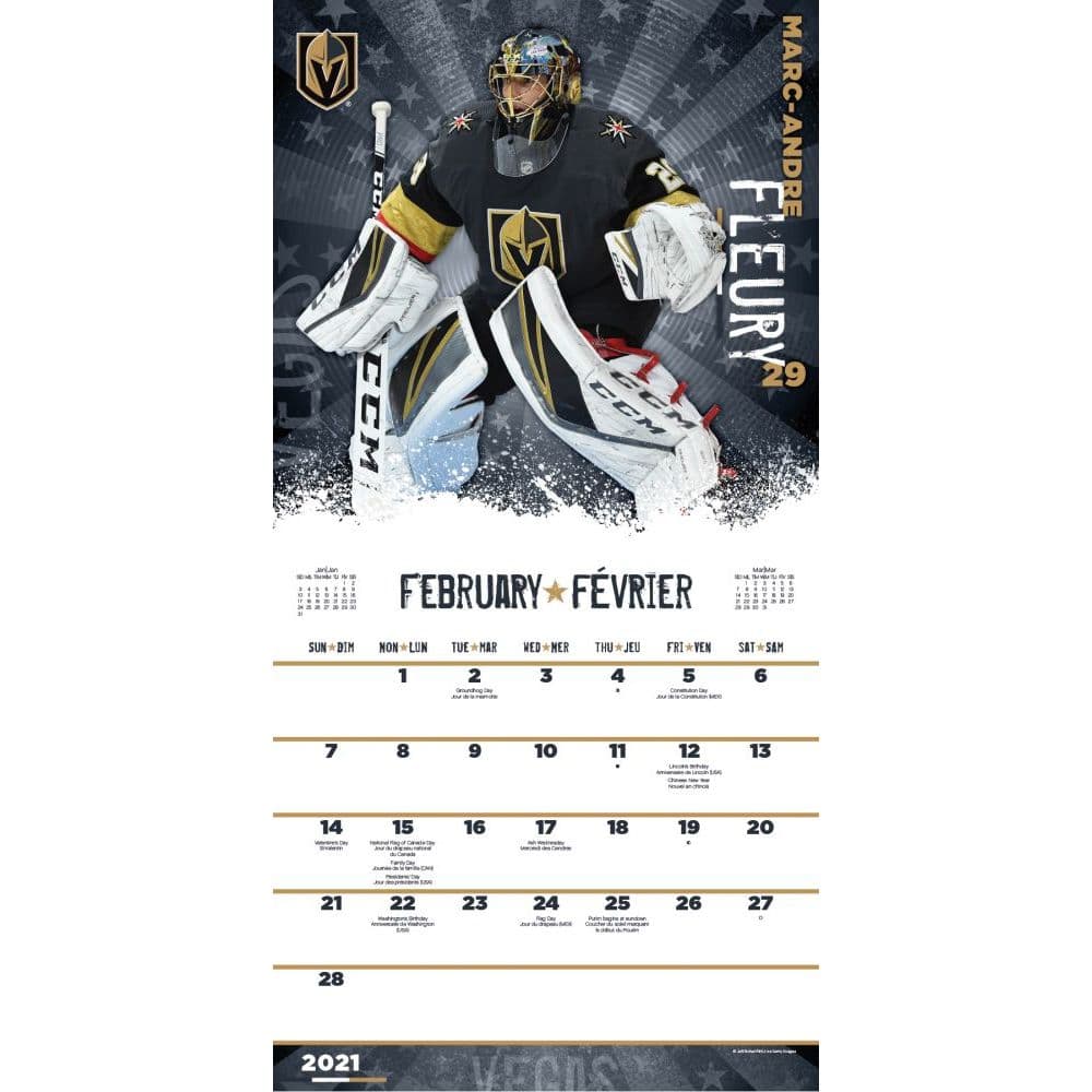 NHL Stoppers Wall Calendar