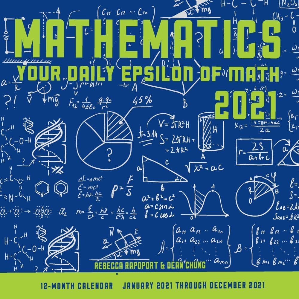 2021 Mathematics Wall Calendar