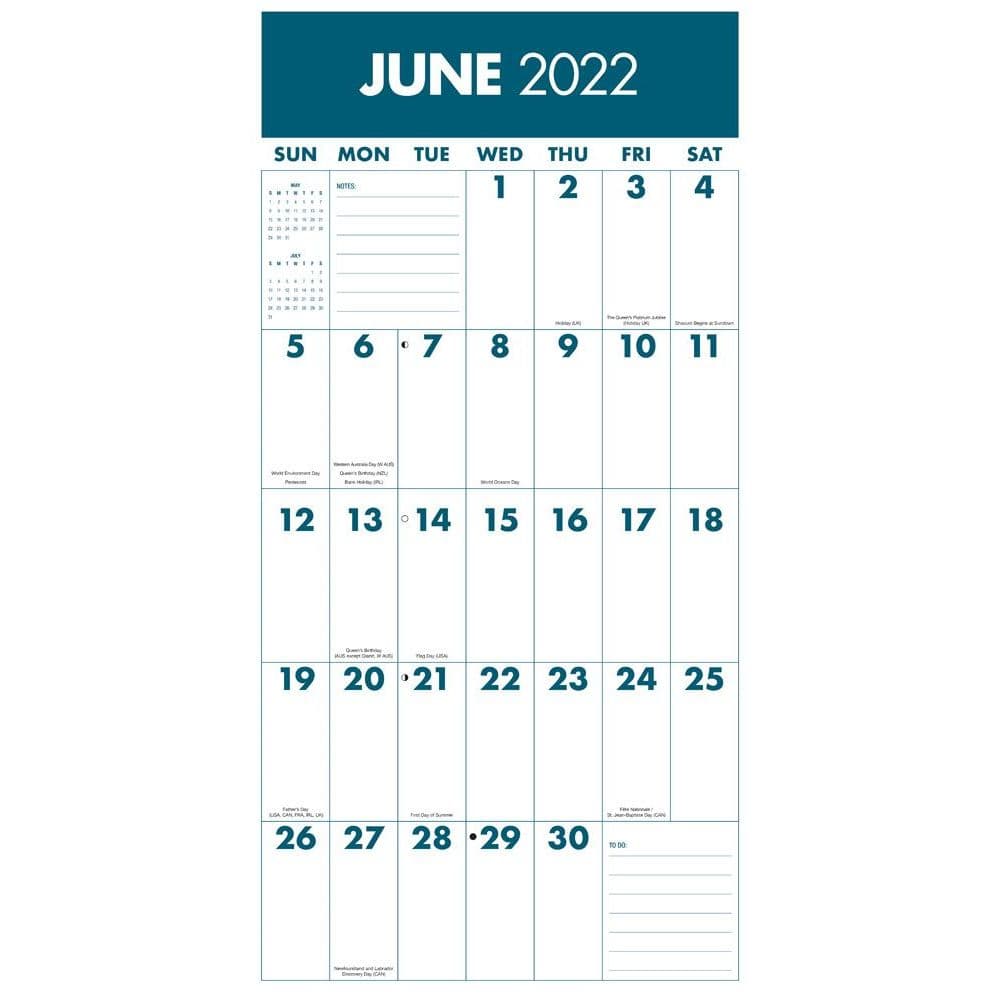 Calendar Grid 2022 Mega Grid 2022 Wall Calendar - Calendars.com