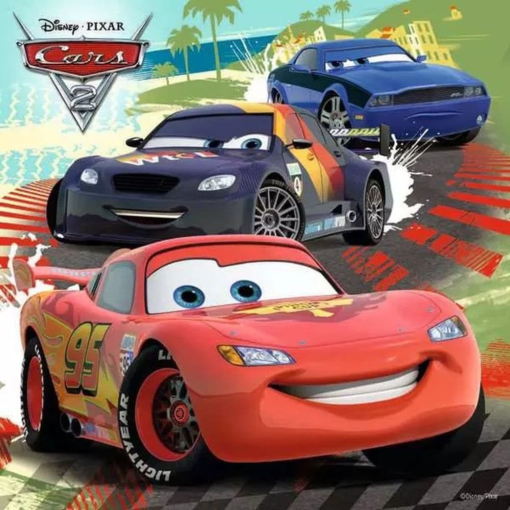 Cars Racing 3x49Piece Puzzle Second Alternate Image
