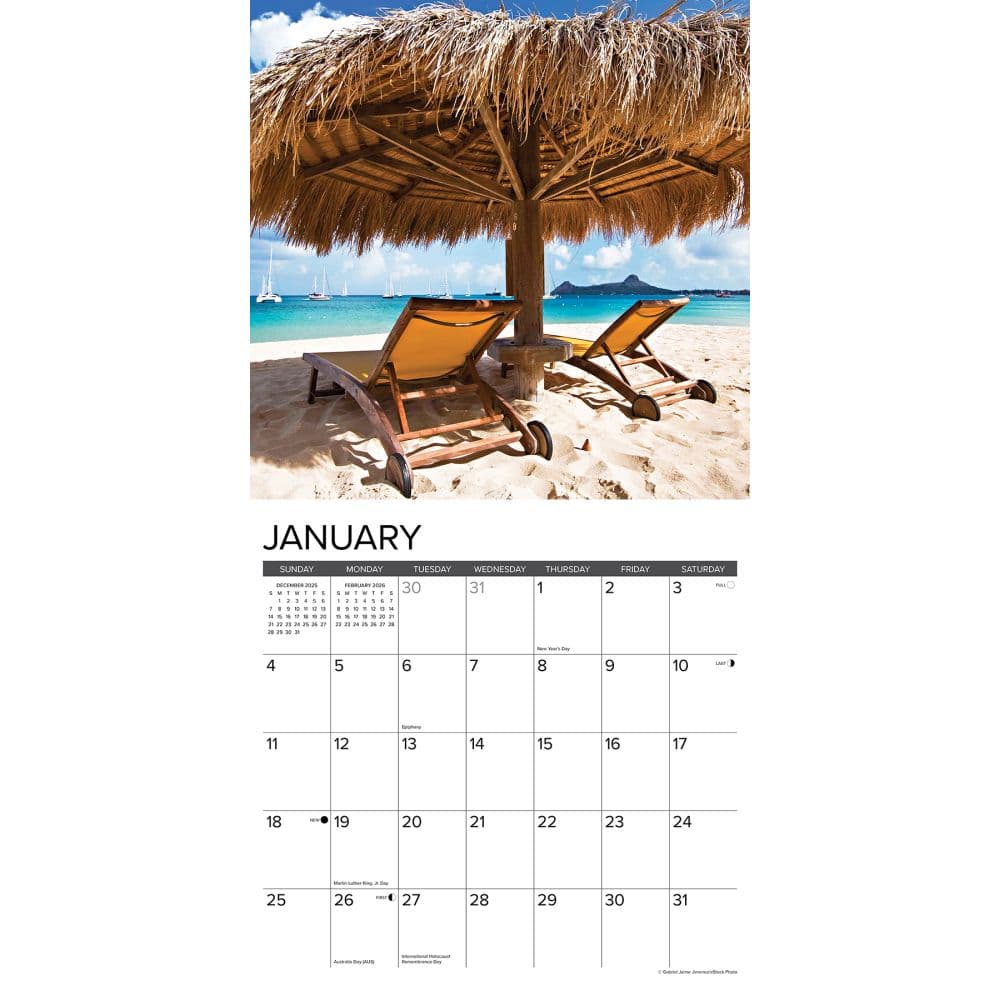 Beach Life 2026 Wall Calendar Second Alternate Image
