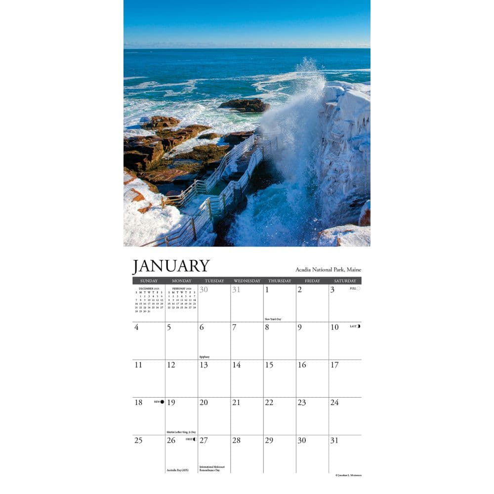 National Parks 2026 Mini Wall Calendar Second Alternate Image
