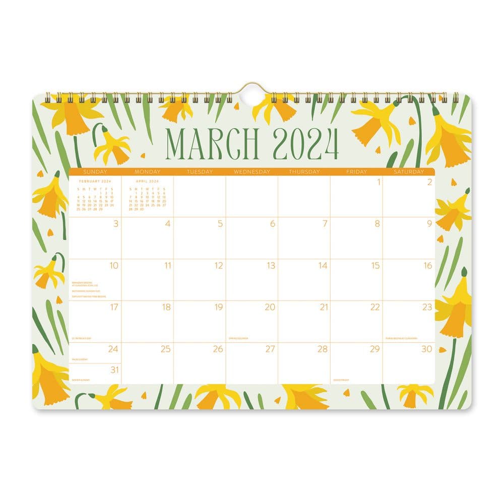 Flower Market Deluxe Spiral 2024 Wall Calendar Alternate Image 3