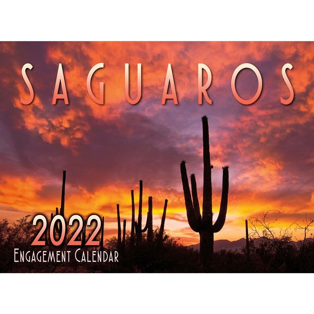 Saguaros 2022 Wall Calendar
