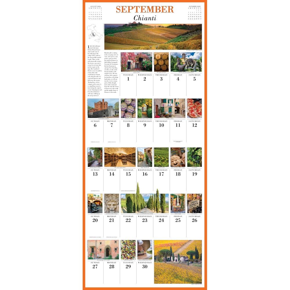 Italy 365 Days 2026 Wall Calendar Third Alternate Image