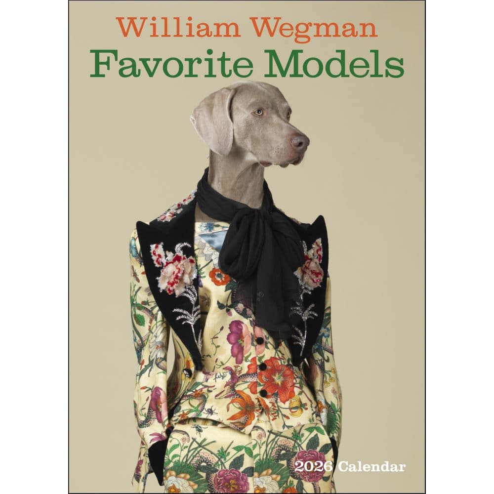 Mans Best Friend by William Wegman 2026 Wall Calendar Main Image
