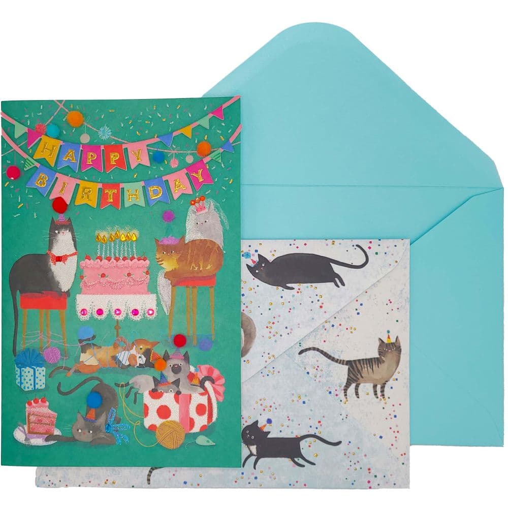 Birthday Cats Collector’s Edition Birthday Card - Calendars.com