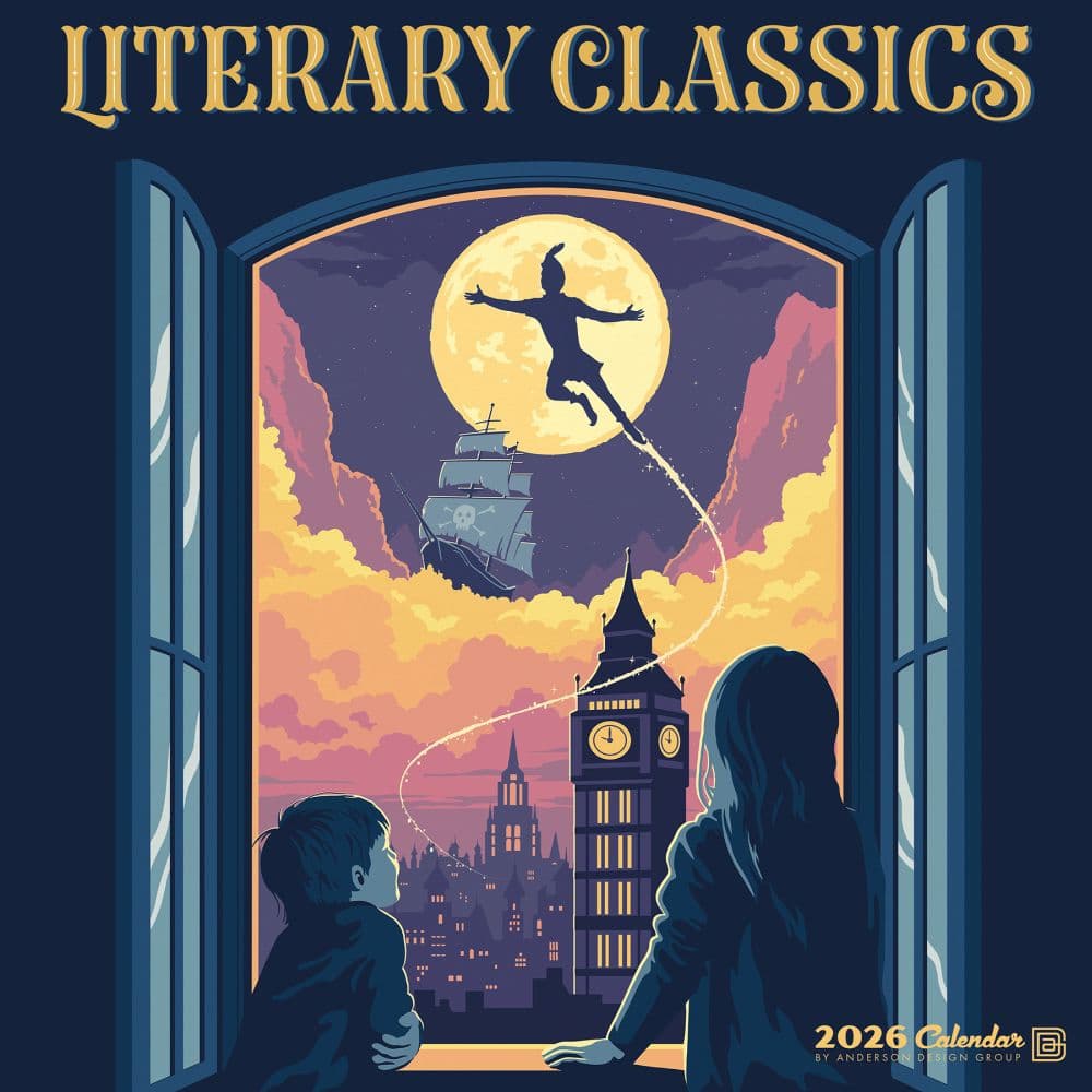 image Literary Classics 2026 Wall Calendar