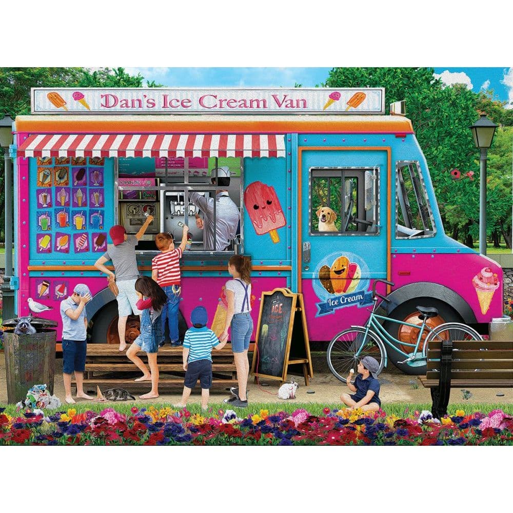 Dans Ice Cream Van 1000pc Puzzle