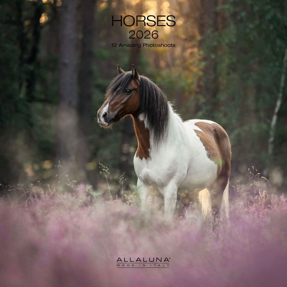 Horses 2026 Wall Calendar Main Product Image