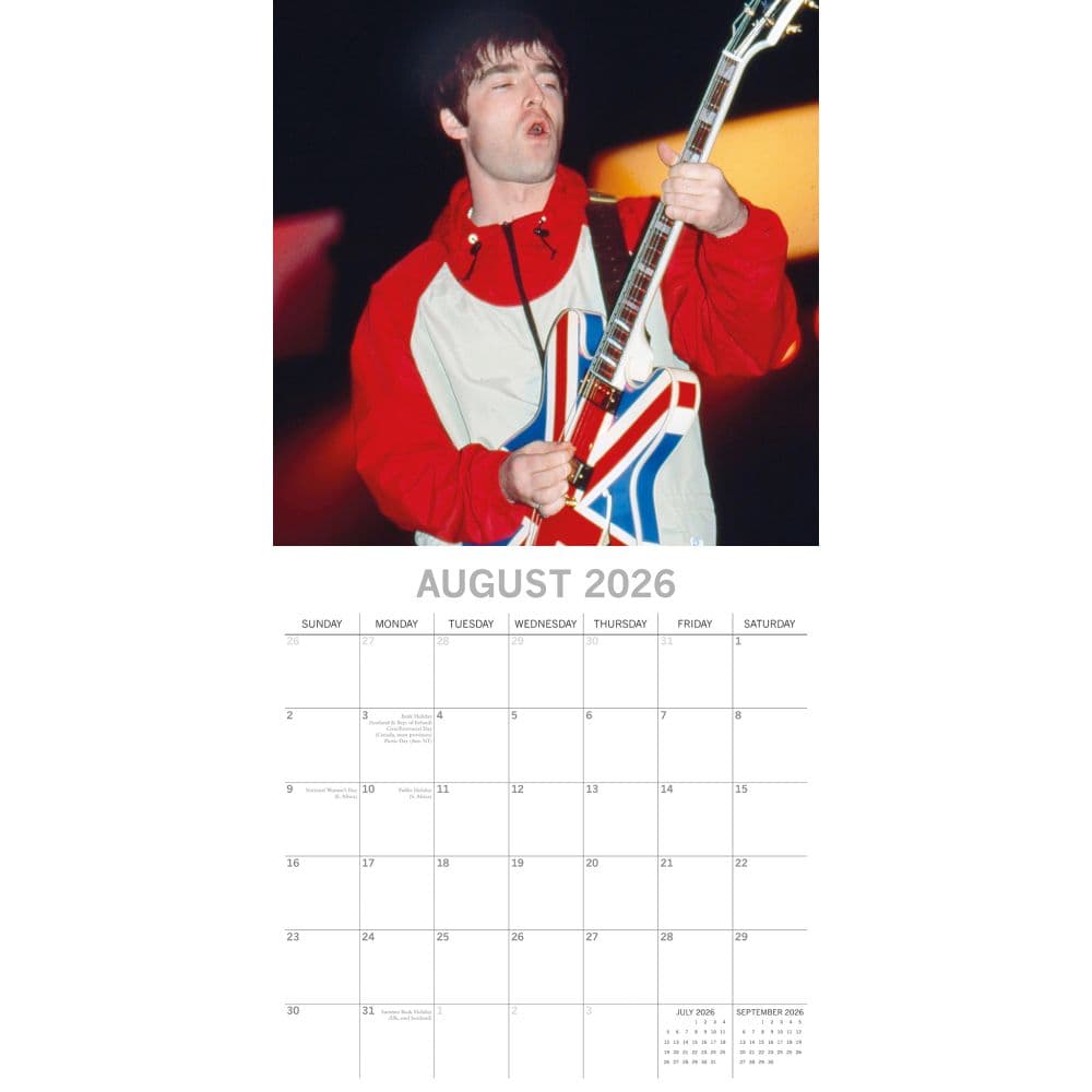 Oasis 2026 Wall Calendar Third Alternate Image