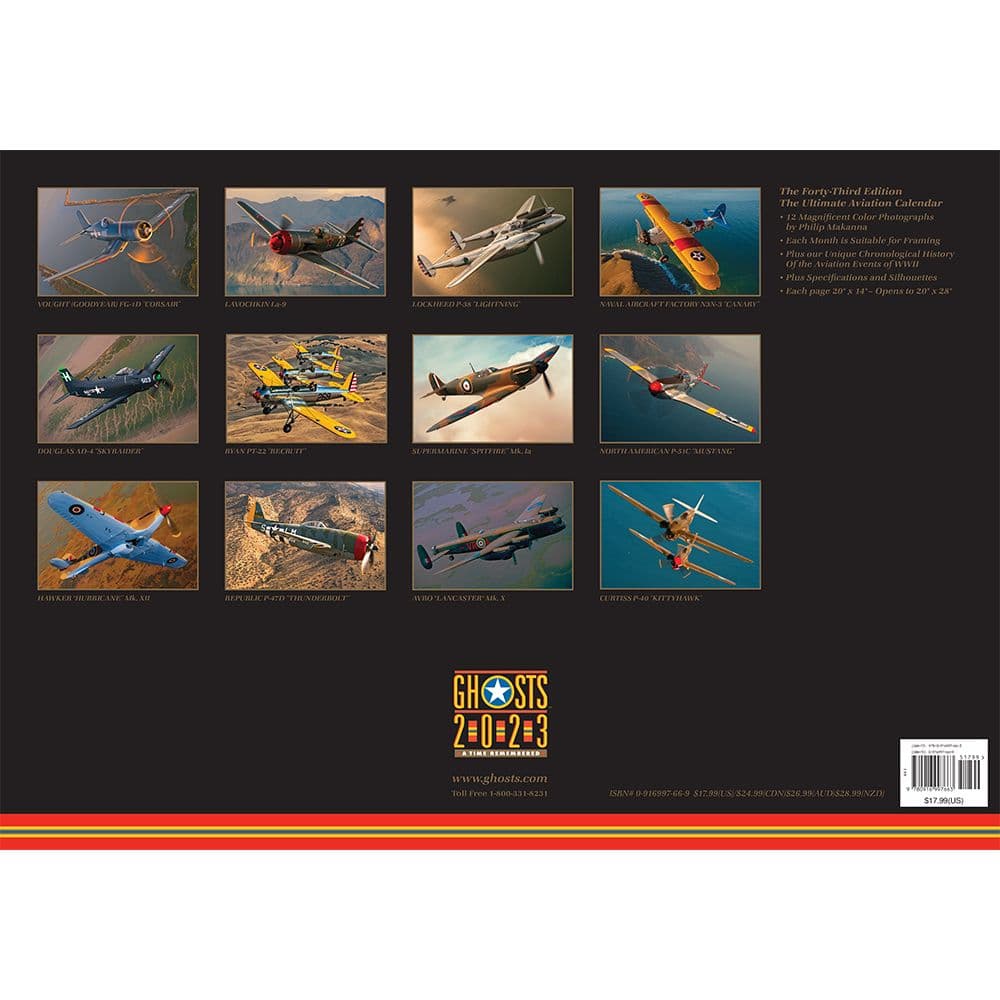 GHOSTS Time Remember 2023 Wall Calendar - Calendars.com