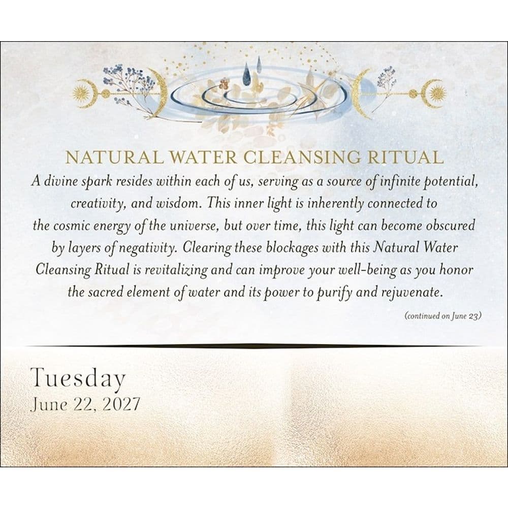 Year of the Witch 2027 Desk Calendar Fifth Alternate Image