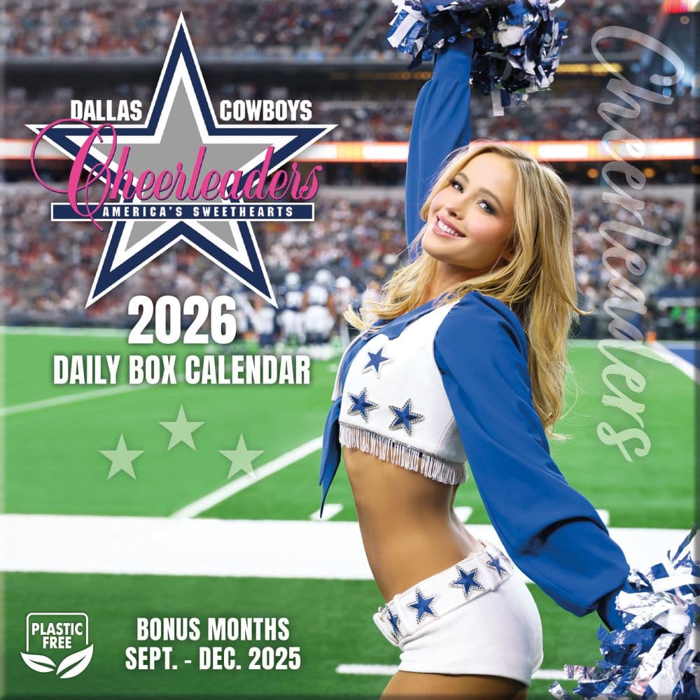Dallas Cowboys Cheerleaders 2026 Desk Calendar First Alternate Image