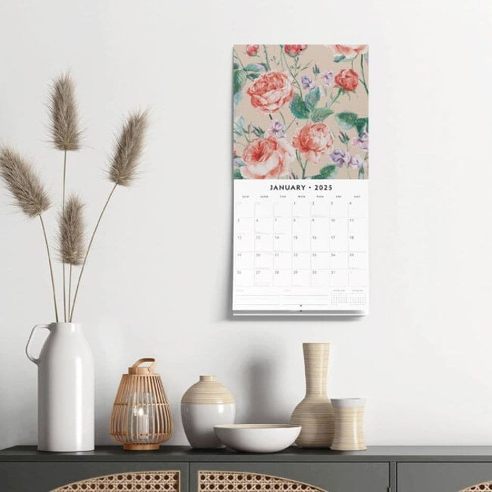 Vintage Roses 2025 Wall Calendar Alt4