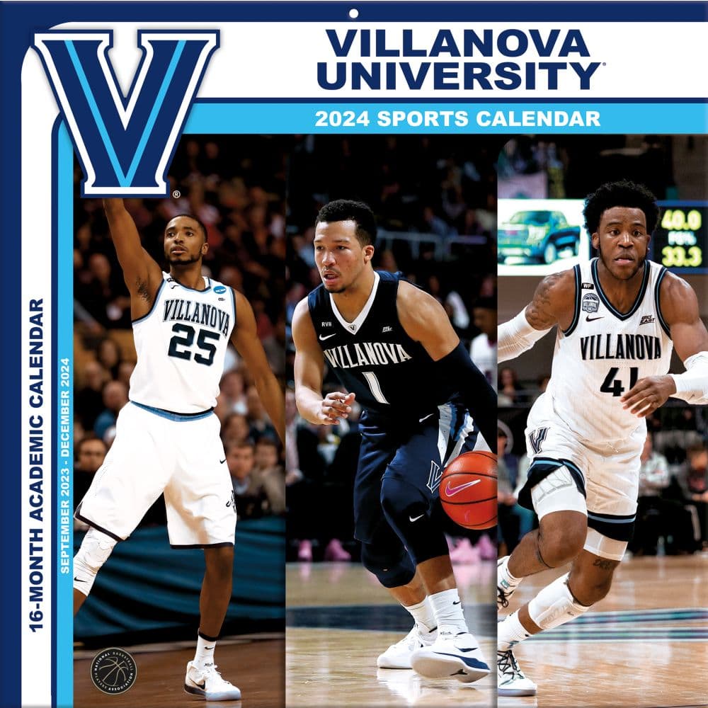 Villanova Calendar 202425 Donia Garland