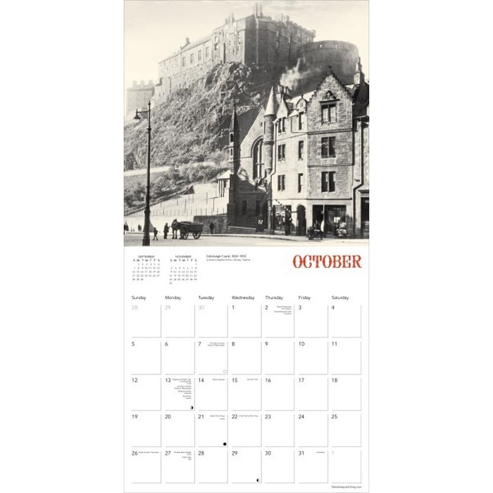 Scotland Heritage 2025 Wall Calendar Third Alternate Image