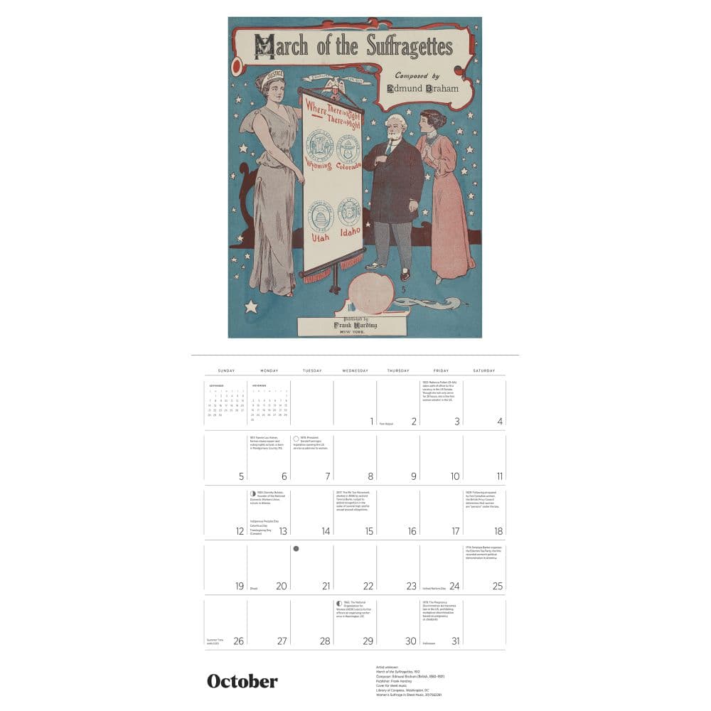 Fight for Womens Rights 2025 Wall Calendar Third Alternate Image width="1000" height="1000"