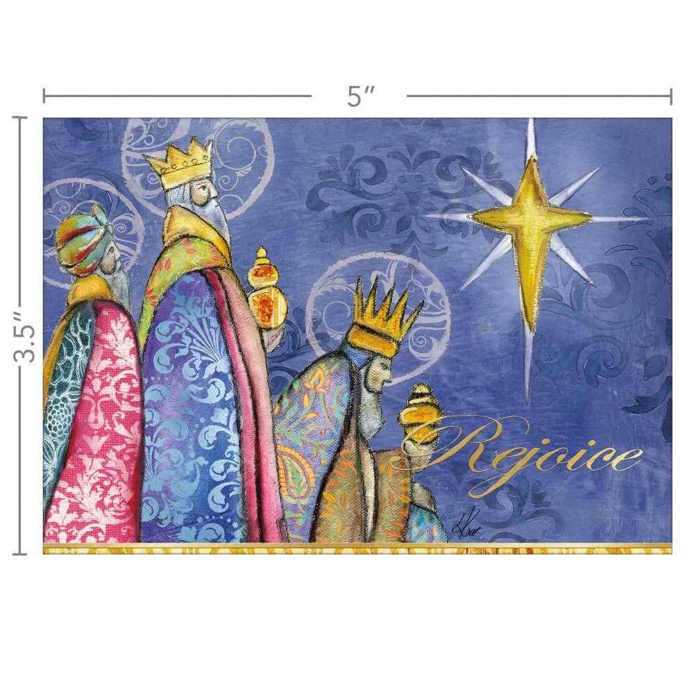 We Three Kings by Linda Nelson Stocks Petite Christmas Cards Alt4