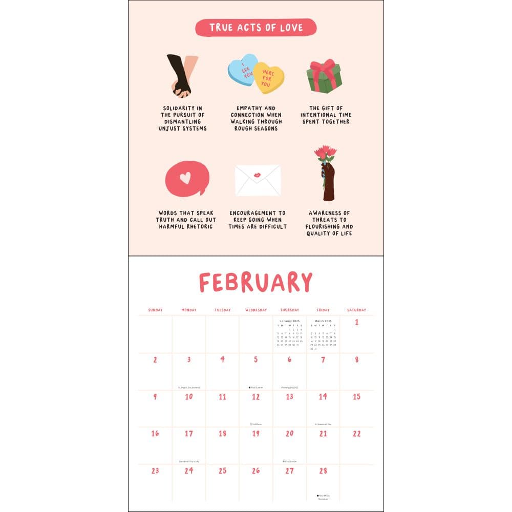 Love In Motion 2025 Wall Calendar Second Alternate Image