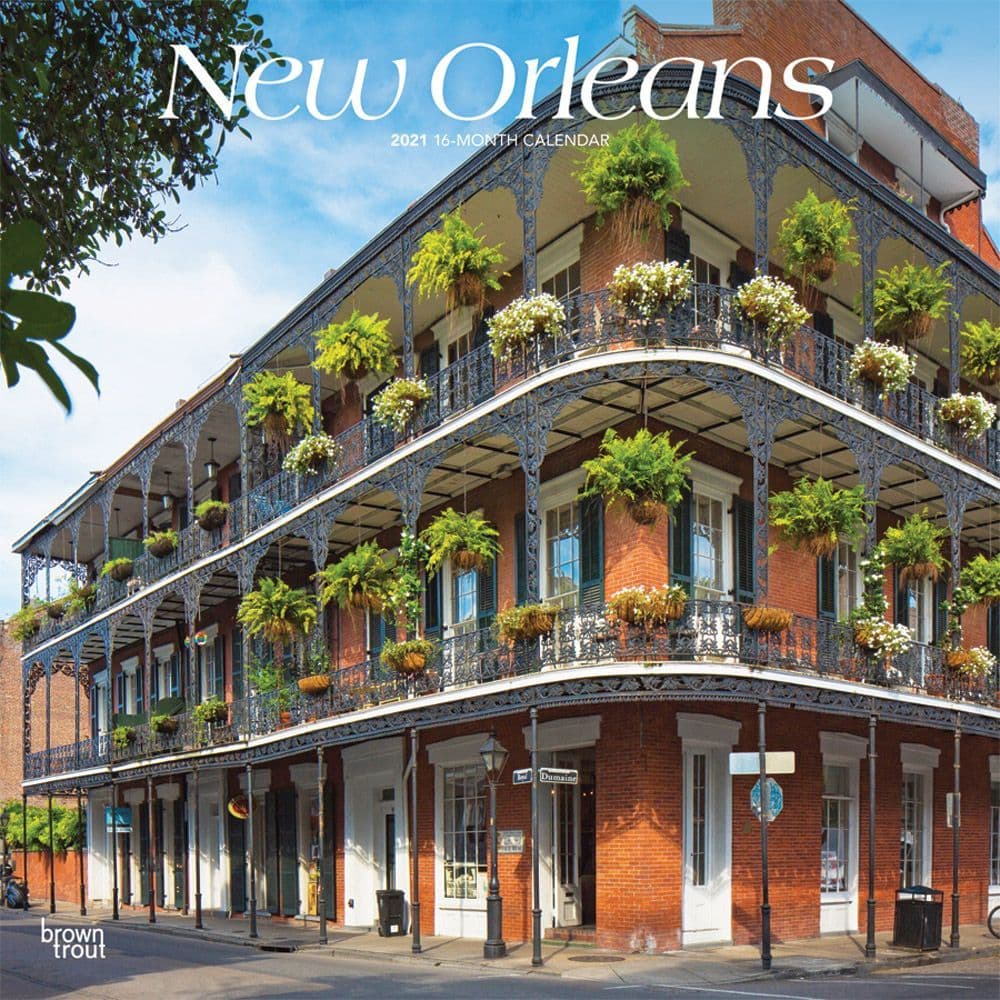 New Orleans Wall Calendar