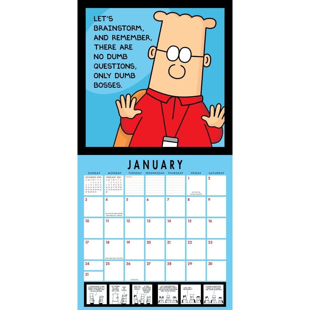 Dilbert 2024 Wall Calendar Amazon Prime Lenna Nicolle