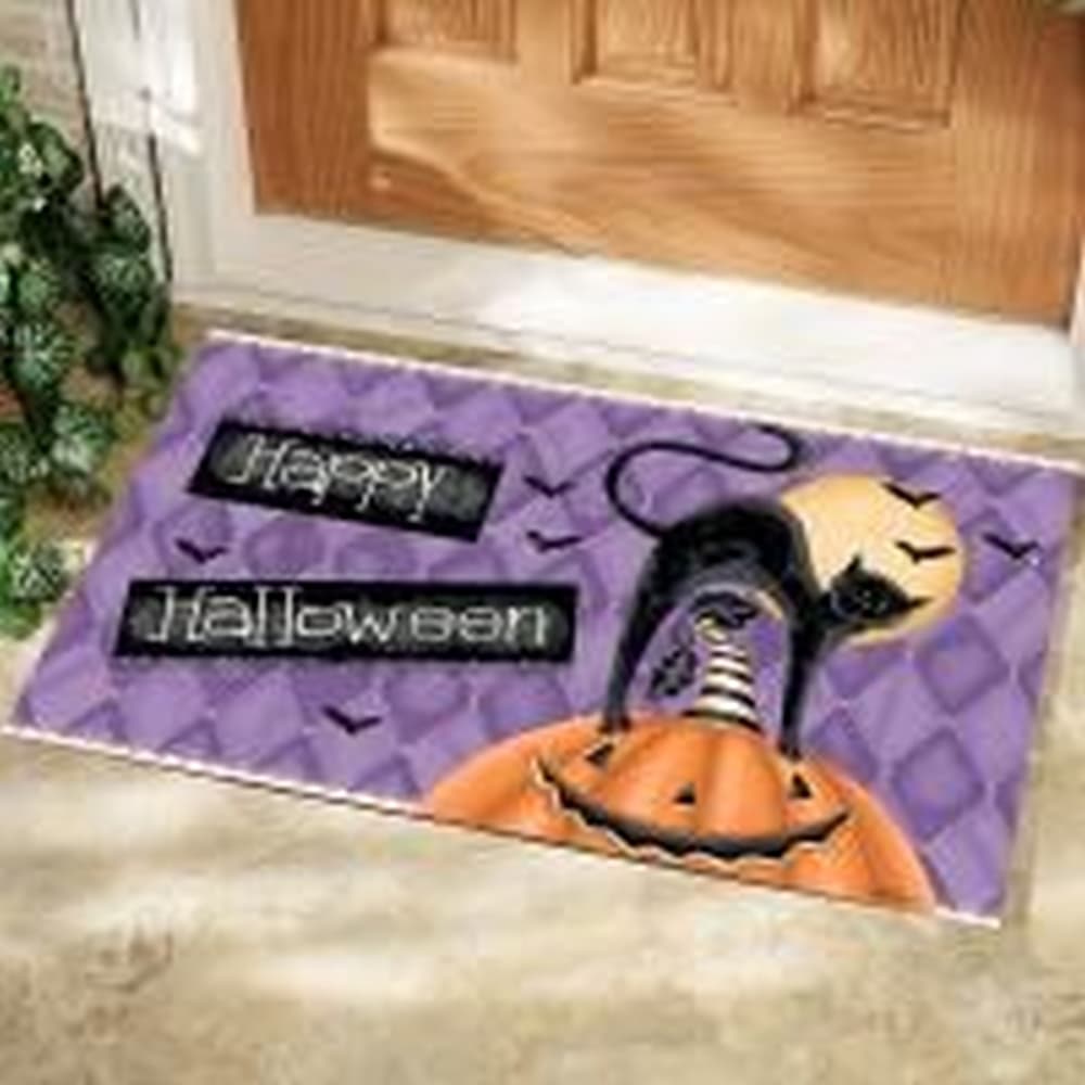 Happy Halloween Doormat by LoriLynn Simms Alternate Image 1