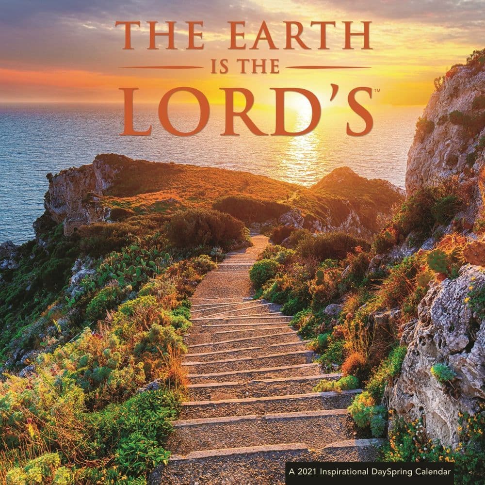 Earth Is The Lords Wall Calendar
