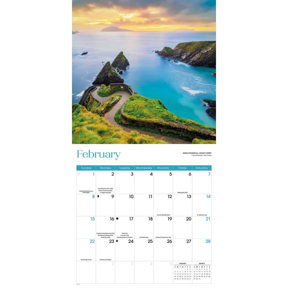 Ireland 2026 Wall Calendar Second Alternate Image