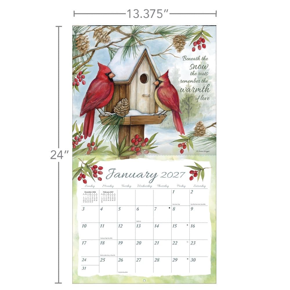 Year of Remembrance 2027 Wall Calendar by Susan Winget Third Alternate Image