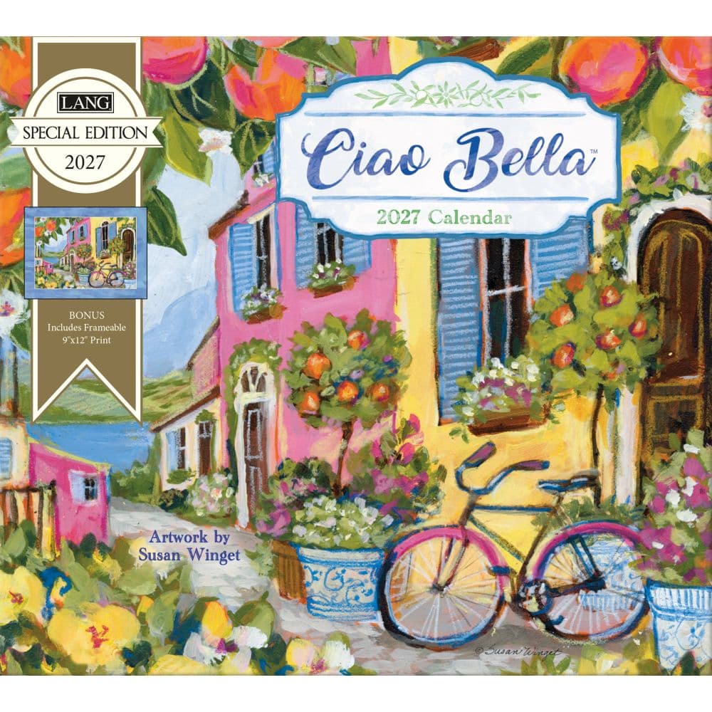 Ciao Bella Special Edition 2027 Wall Calendar Main Product Image