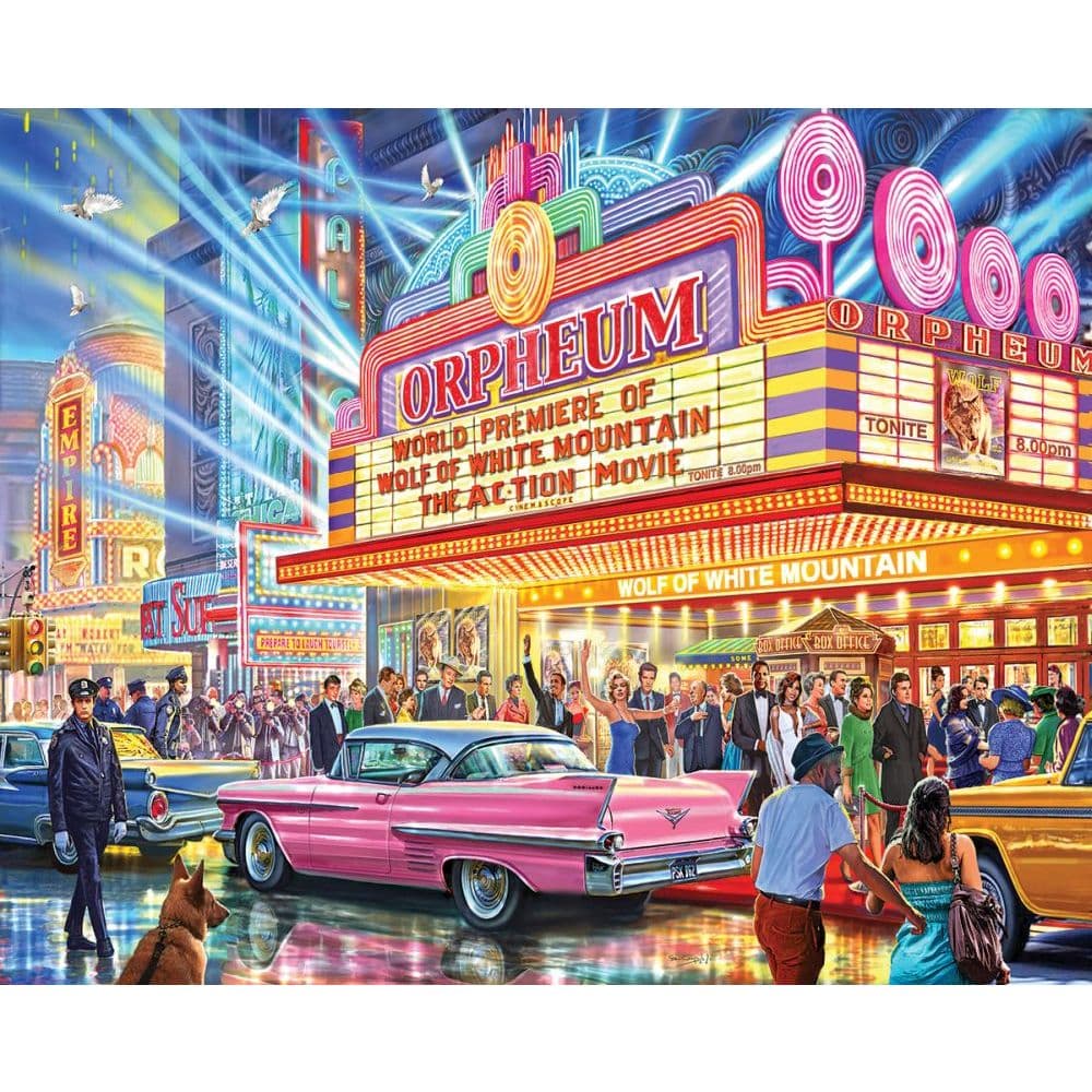 Hollywood Premiere 1000 Piece Puzzle - Calendars.com