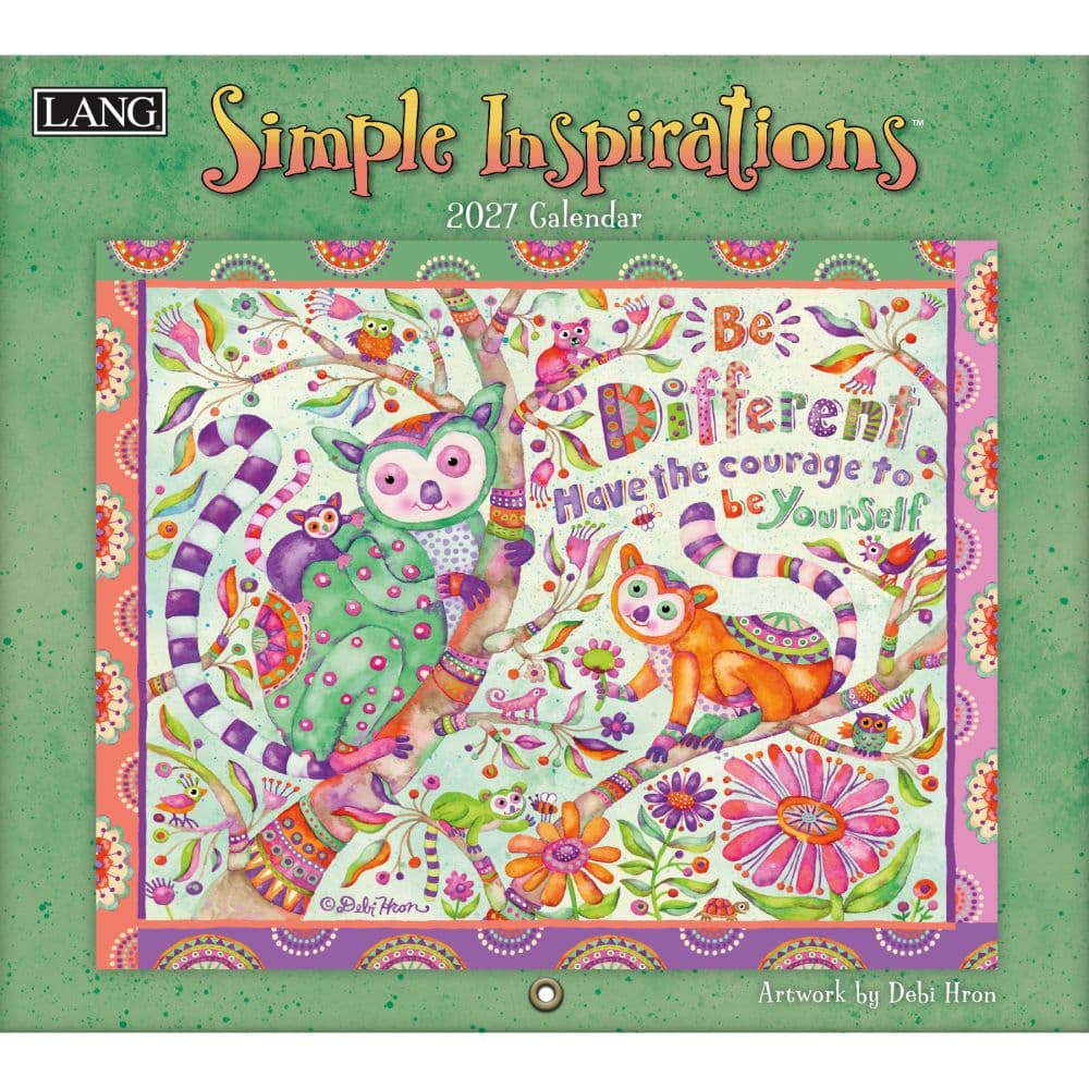 image Simple Inspirations 2027 Wall Calendar by Debi Hron Main Product Image